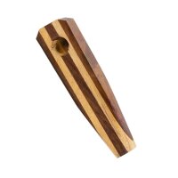 Wooden Weed Pipe Rosewood 15 cm