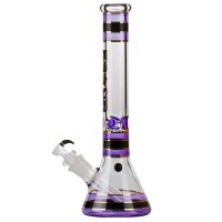 Grace Glass Bong Striped Series - purple