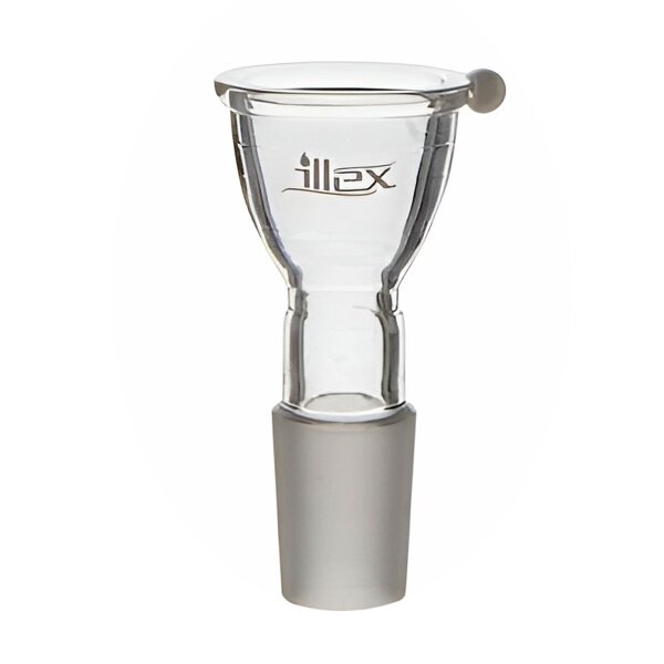 Illex glass bowl with roll stop 18.8