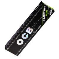 OCB Premium Kingsize Slim + 8 Activated Charcoal Filters 7mm