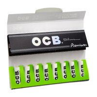 OCB Premium Kingsize Slim + 8 Activated Charcoal Filters 7mm