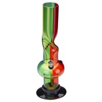 Champ High Twist Rasta Acrylic Ice Bong 31cm