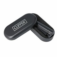 Clipper Jet Flame Metal + Case - Matte All Black