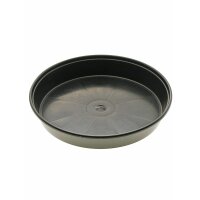 Circular Plant Saucer, black, 20 cm Ø